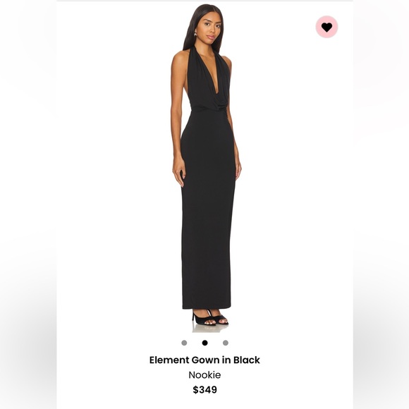 Gown in black - Picture 2 of 5